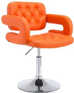 Fotel Mabel pomarańczowy