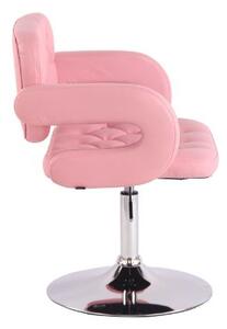 Fotel Mabel różowy