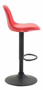 Krzesło barowe Alaric czerwone