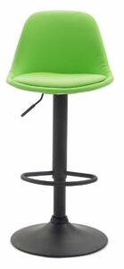 Krzesło barowe Alaric zielony
