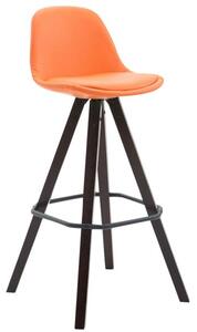 Krzesło barowe Thatcher pomarańczowe