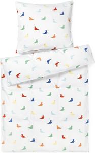 Pościel dziecięca Songbird 100 x 140 cm kolorowa z poszewką na poduszkę 40 x 45 cm