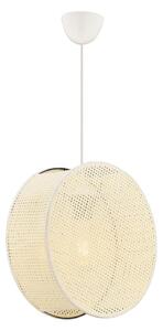Asir Lampa wisząca na przewodzie BIG DRUM 1xE27/60W/230V kremowa AS2591