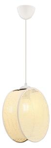 Asir Lampa wisząca na przewodzie DRUM 1xE27/60W/230V kremowa AS2597