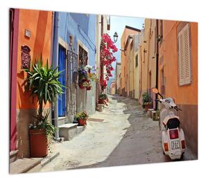 Obraz ulicy Sardynii (70x50 cm)