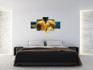 Obraz - Całujące się anioły (125x70 cm)