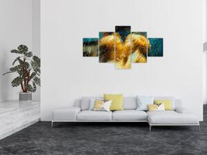 Obraz - Całujące się anioły (125x70 cm)
