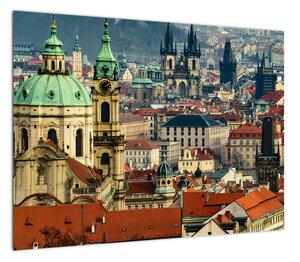 Obraz - Panorama Pragi (70x50 cm)