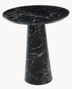 Stół do jadalni o wyglądzie marmuru Disc, Ø 70 cm