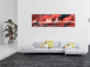 Obraz - Wybuch nafty (170x50 cm)