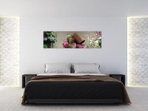 Obraz - Róża dla Ciebie (170x50 cm)