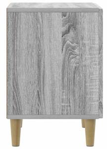 Szafka nocna 2 szt. szary sonoma 43 x 34,5 x 50 cm