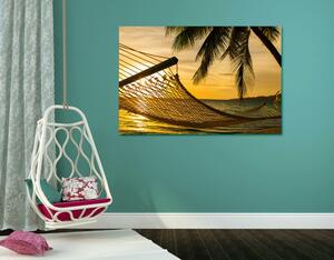 Obraz hamak na plaży