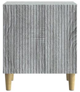 Szafka nocna 2 szt. szary sonoma 43 x 34,5 x 50 cm