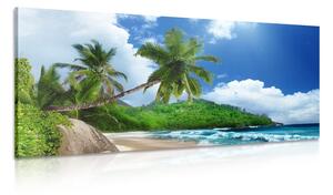 Obraz piękna plaża na wyspie Seszele