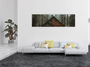 Obraz - Chata górska (170x50 cm)