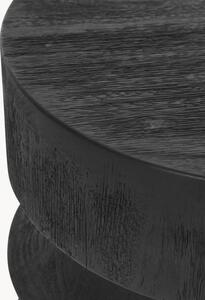 Okrągły stolik pomocniczy z drewna mangowego Ringo