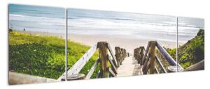 Obraz - Wejście na plażę (170x50 cm)