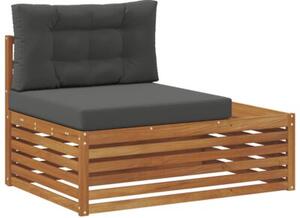 Zestaw mebli ogrodowych z litego drewna akacjowego z poduszkami - nowoczesny i elegancki design