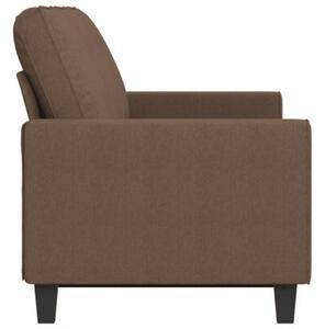 Sofa 3-osobowa, brÄ zowa, 180 cm, tapicerowana tkaninÄ
