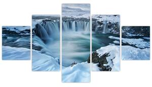 Obraz - Wodospad Bogów, Islandia (125x70 cm)