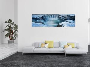 Obraz - Wodospad Bogów, Islandia (170x50 cm)