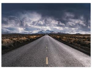 Obraz drogi na pustyni (70x50 cm)