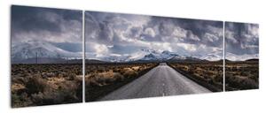 Obraz drogi na pustyni (170x50 cm)