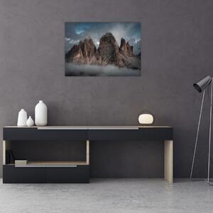 Obraz - Trzy Zęby, Włoskie Dolomity (70x50 cm)