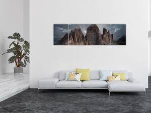 Obraz - Trzy Zęby, Włoskie Dolomity (170x50 cm)