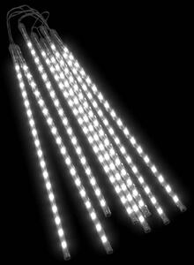 Lampki meteory, 8 szt., 50 cm, 288 zimne białe LED, wewn./zewn