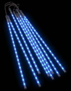 Lampki meteory, 8 szt., 50 cm, 288 niebieskich LED, wewn./zewn