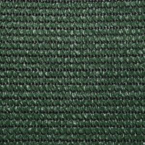 Żagiel przeciwsłoneczny, 160 g/m², ciemnozielony, 4,5x4,5x4,5 m