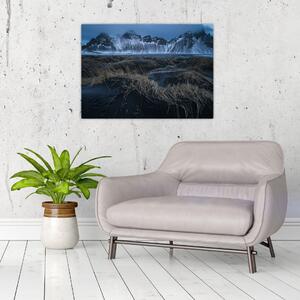 Obraz z widokiem na islandzkie szczyty (70x50 cm)