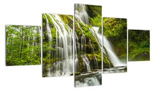 Obraz - Wodospad, Wind River Valley (125x70 cm)