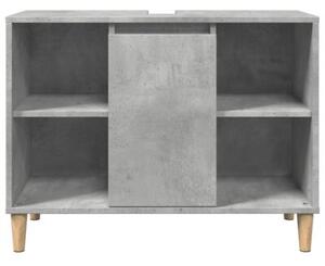 Szafka łazienkowa, szarość betonu, 80x33x60 cm