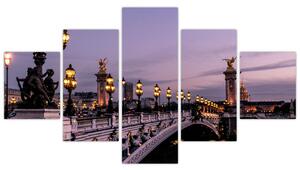Obraz - Most Aleksandra III. w Paryżu (125x70 cm)