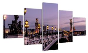 Obraz - Most Aleksandra III. w Paryżu (125x70 cm)