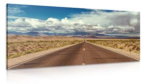 Obraz droga na pustyni