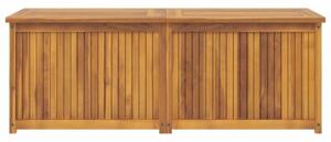 Skrzynia ogrodowa, 150x50x55 cm, lite drewno tekowe