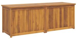 Skrzynia ogrodowa, 150x50x55 cm, lite drewno tekowe