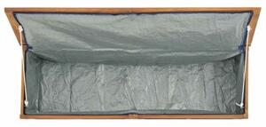 Skrzynia ogrodowa, 150x50x55 cm, lite drewno tekowe
