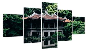 Obraz z japońskiego ogrodu narodowego (125x70 cm)