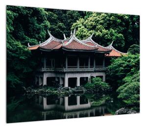 Obraz z japońskiego ogrodu narodowego (70x50 cm)