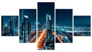 Obraz - Noc w Dubaju (125x70 cm)