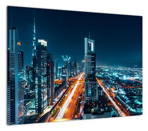 Obraz - Noc w Dubaju (70x50 cm)
