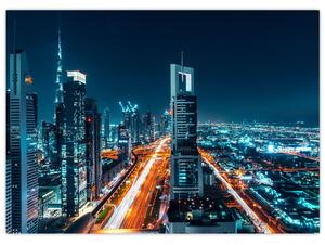 Obraz - Noc w Dubaju (70x50 cm)