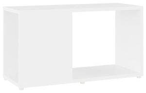 Szafka pod TV, biała, 60x24x32 cm, materiał drewnopochodny