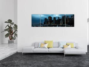 Obraz - Widok na drapacze chmur Nowego Jorku (170x50 cm)