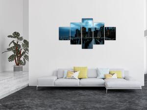 Obraz - Widok na drapacze chmur Nowego Jorku (125x70 cm)
